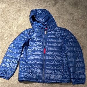 Primary Blue Kids Puffer Jacket